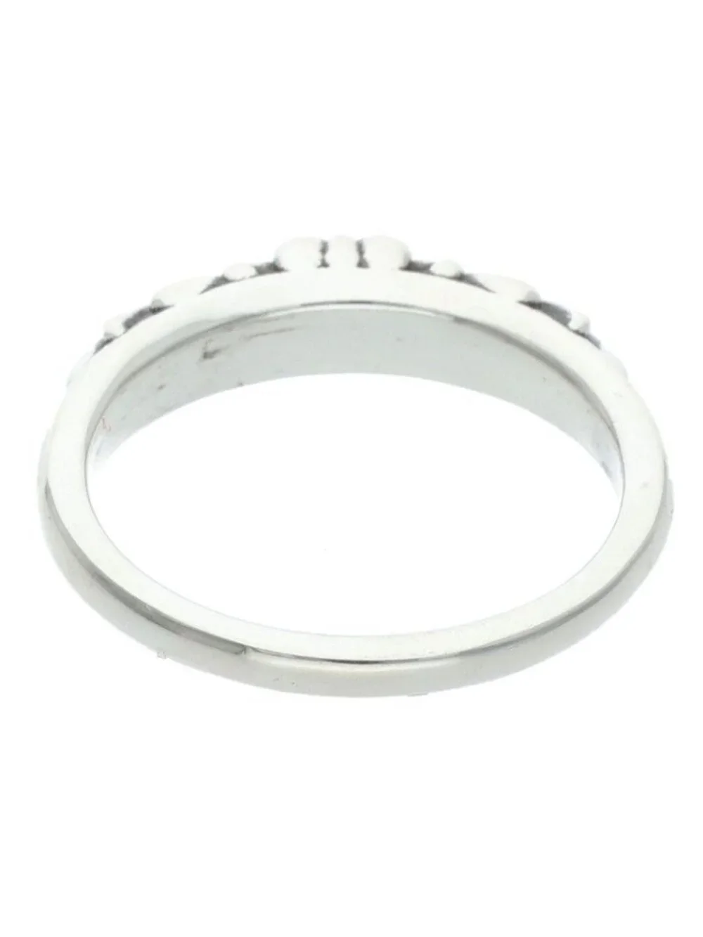 Chrome Hearts Baby Classic Floral Cross Silver Ring
